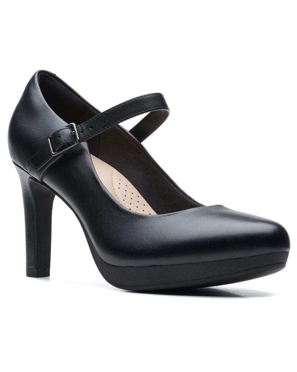 Clarks Leather Ambyr Shine Dress Shoes in Black Leather (Black) | Lyst