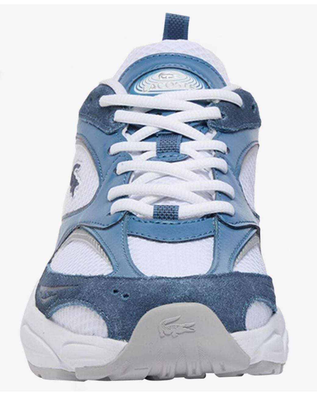 Lacoste Blue Round Toe Sneakers for men