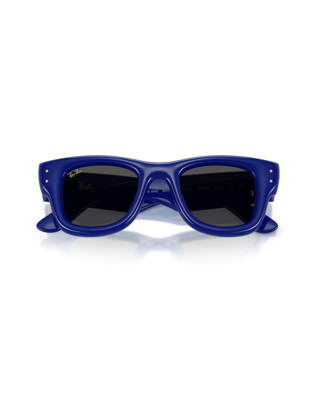 ray-ban-wayfarer-puffer-square-sunglasses-in-blue-lyst