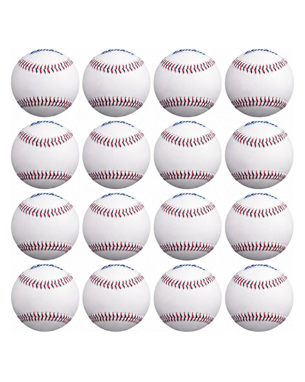 Peneyon White Leather Pitching Machine Baseballs 12 Pack Durable Consistent Performance