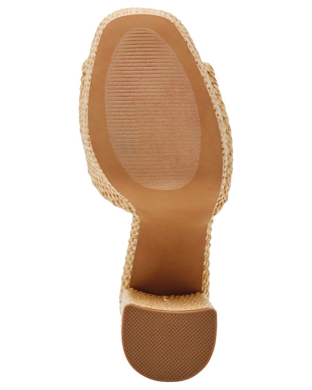 Steve Madden Natural Joel Platform Block Heel Dress Sandals