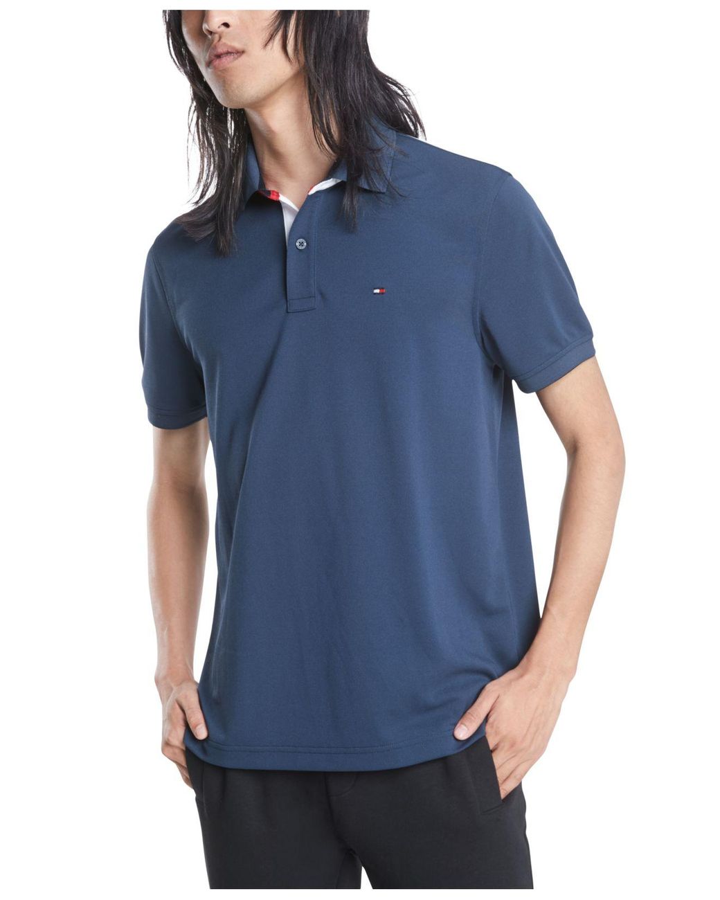 tommy hilfiger wicking polo
