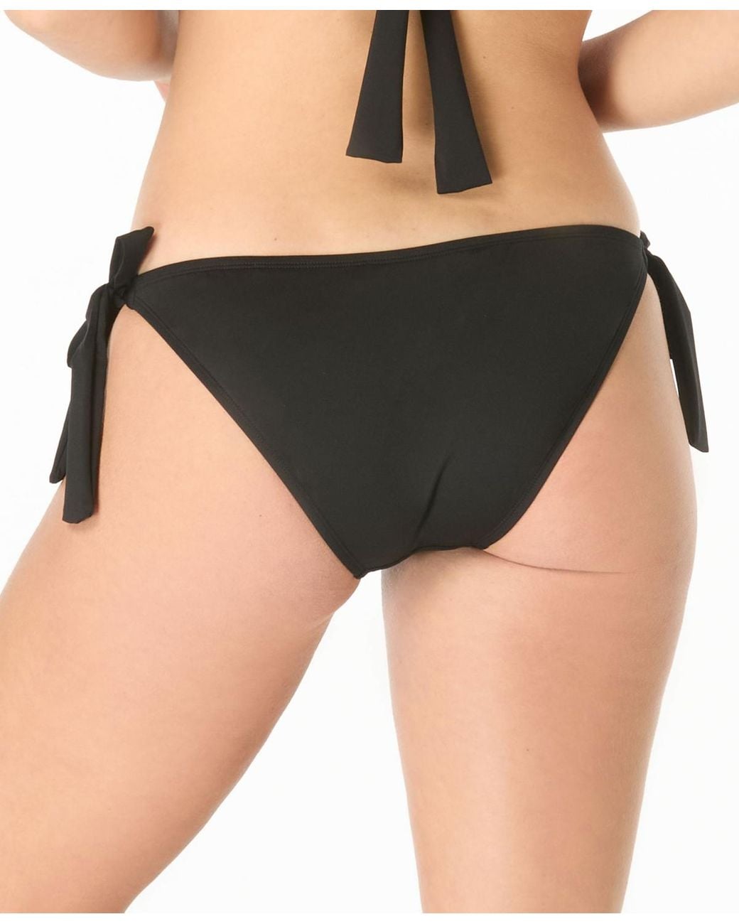 Coco Reef Black Pull-on Tie Side Allure Bikini Bottom