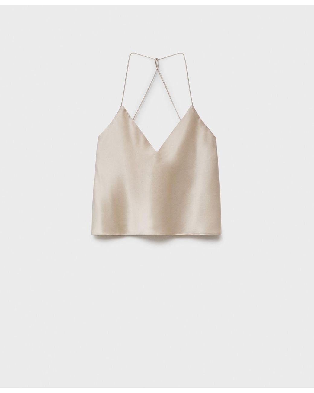 Mango Natural Silk Pajama Top