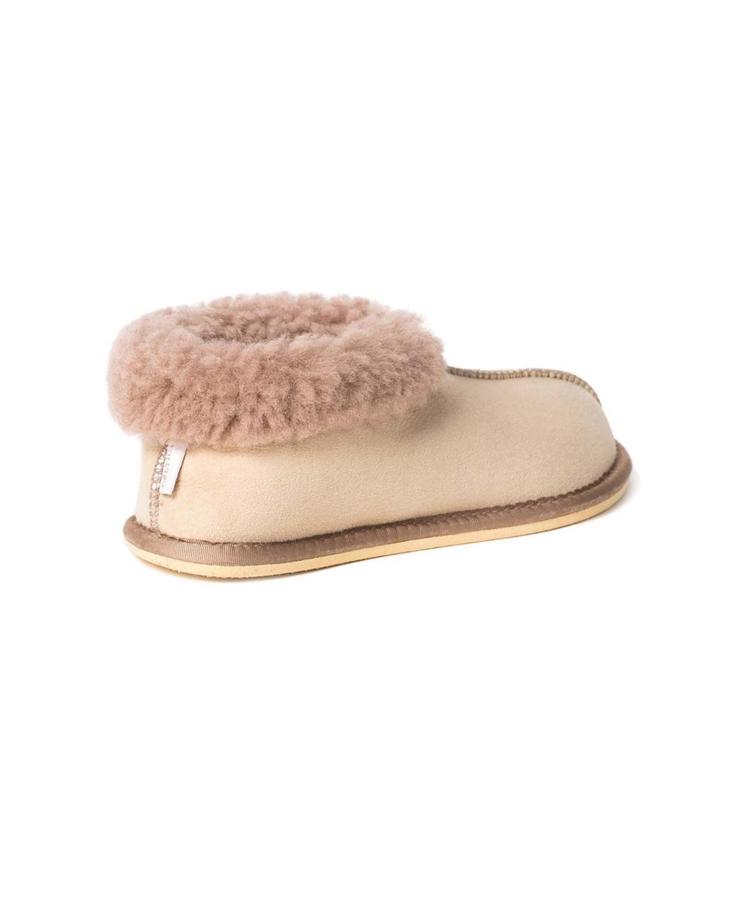 Celtic & Co. Natural Ladies' Shearling Bootee Slippers