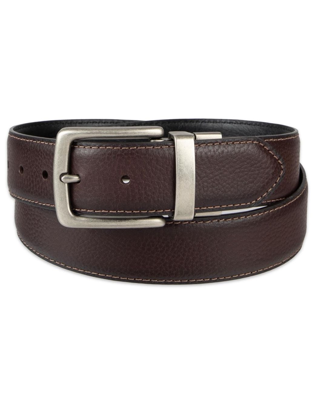 Levi's Brown Reversible Buckle Belt for men