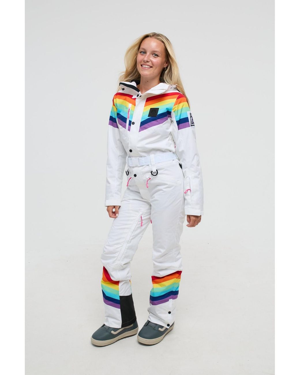 OOSC Blue Rainbow Road Ski Suit