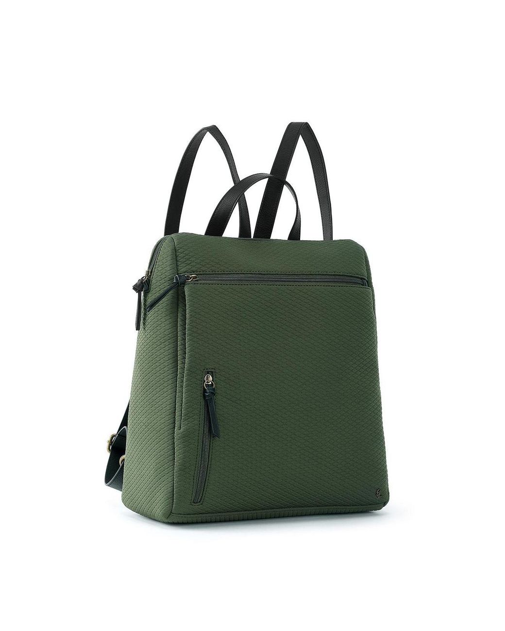 The Sak Olvera Neoprene Backpack in Green Lyst