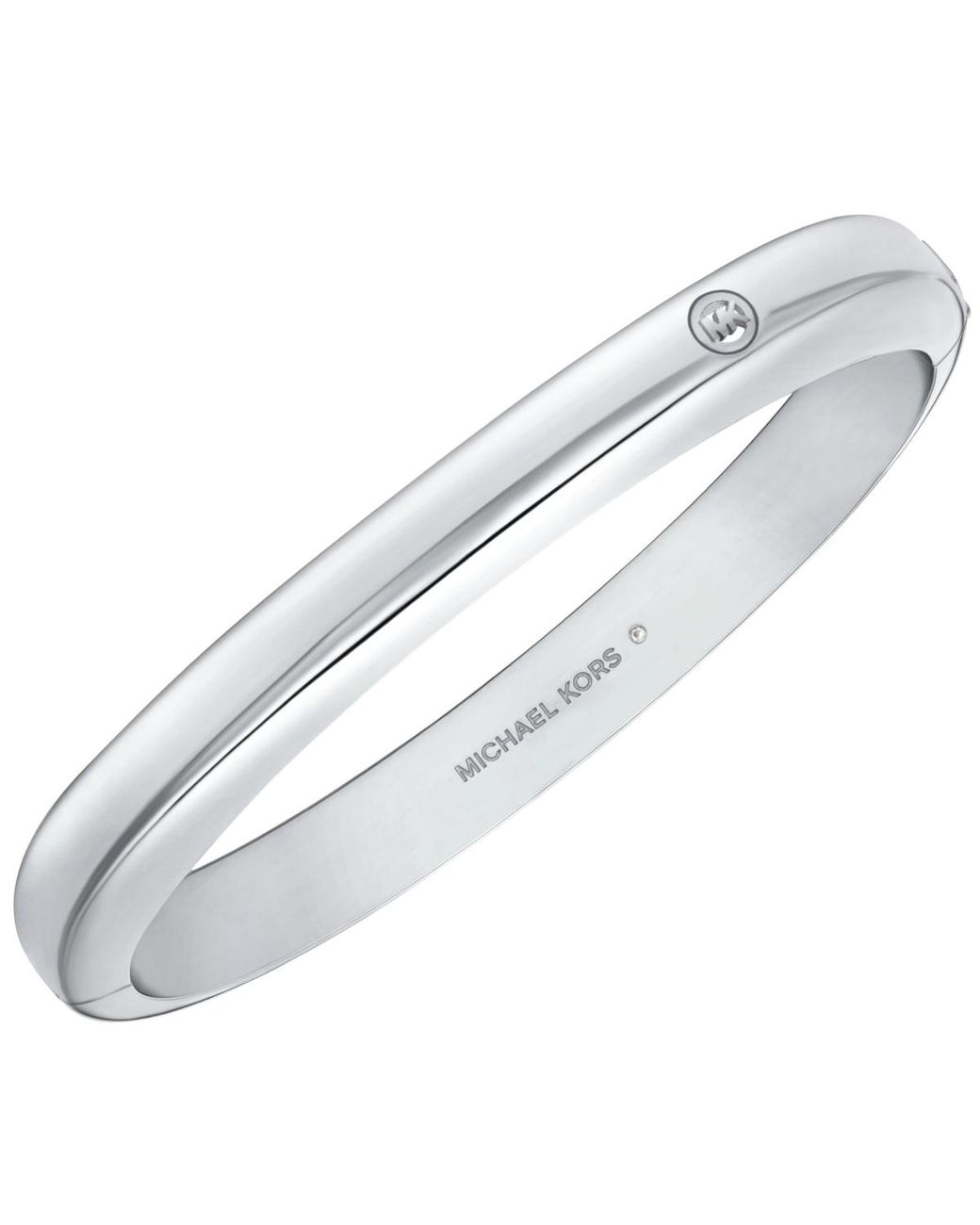 Michael Kors White Soft Square Bangle Bracelet