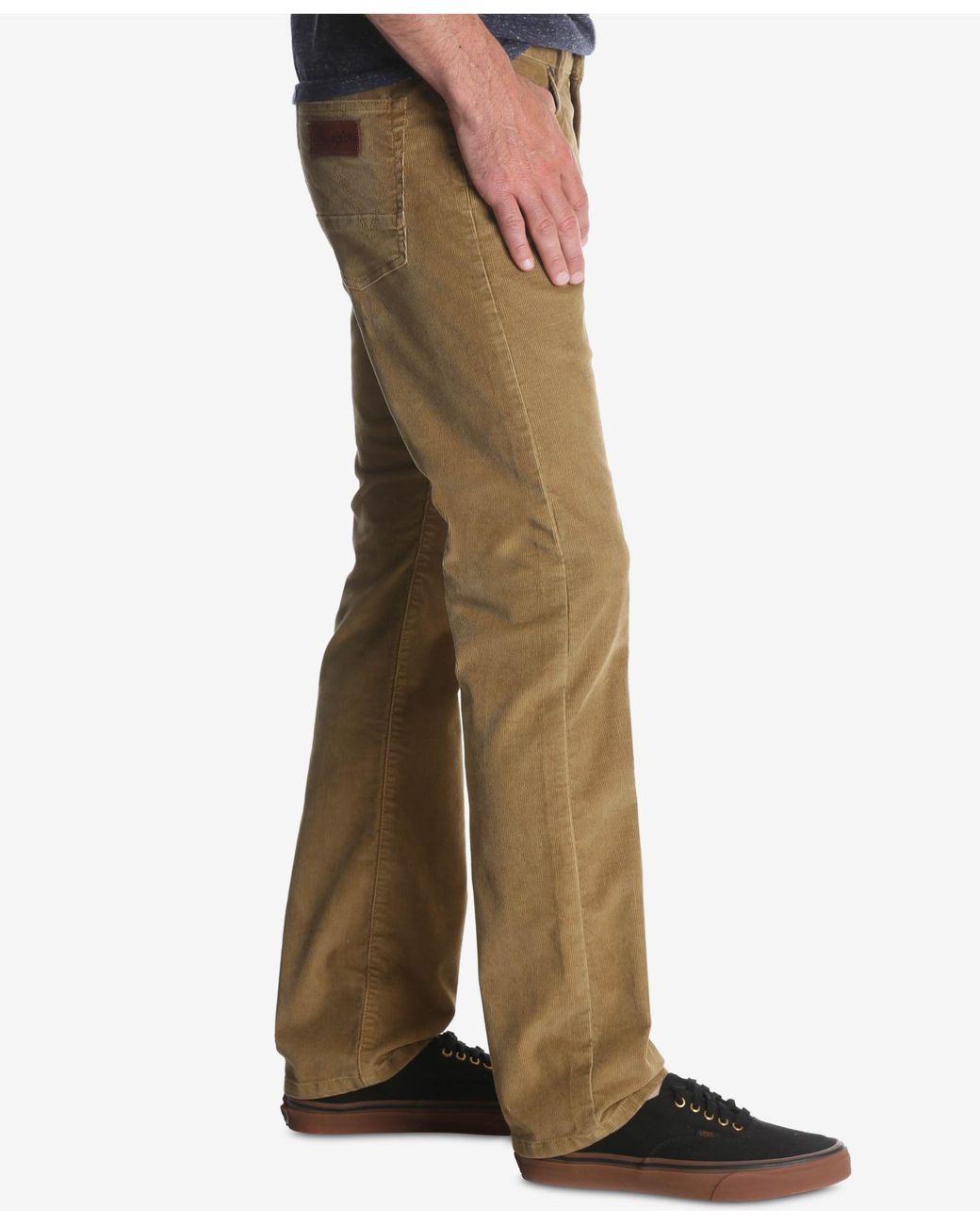 Wrangler Slim-fit Corduroy Pants for Men | Lyst