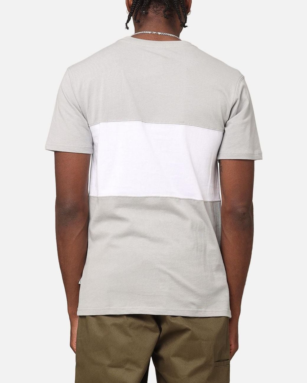 carre White Boost Panel T-shirt for men