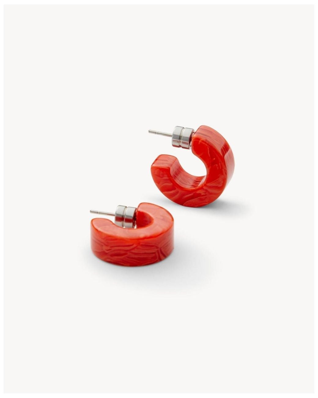 Machete Red Muse Hoops