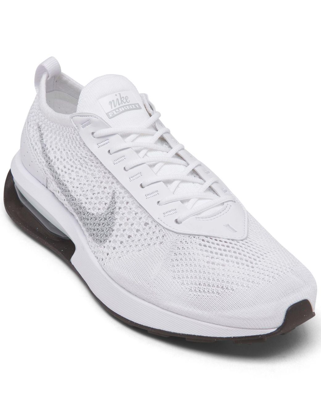 Nike Air Max Flyknit Racer Casual Sneakers From Finish Line in White for  Men | Lyst