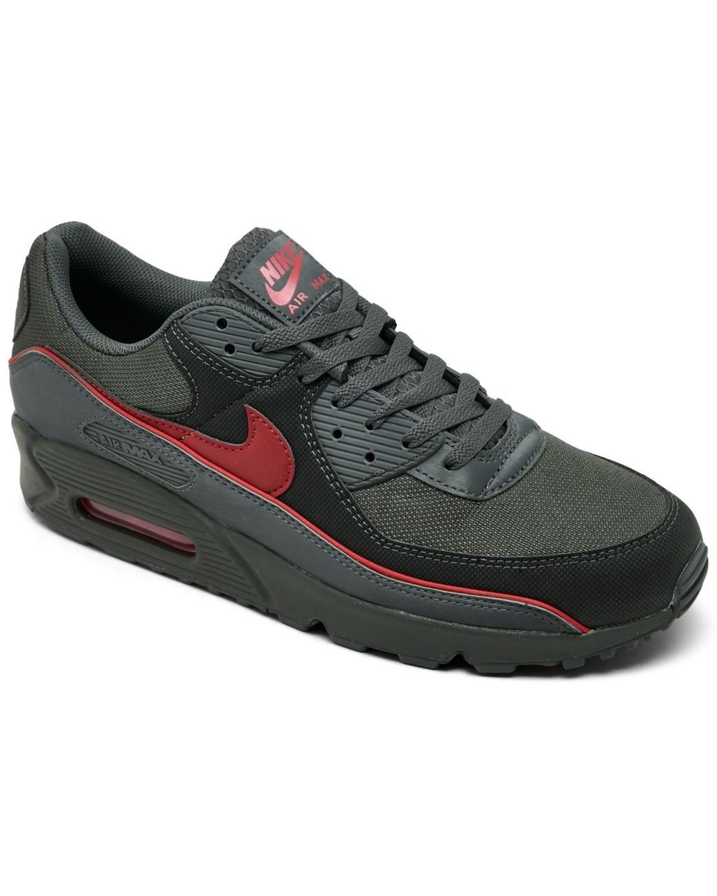 nike air max 90 black red