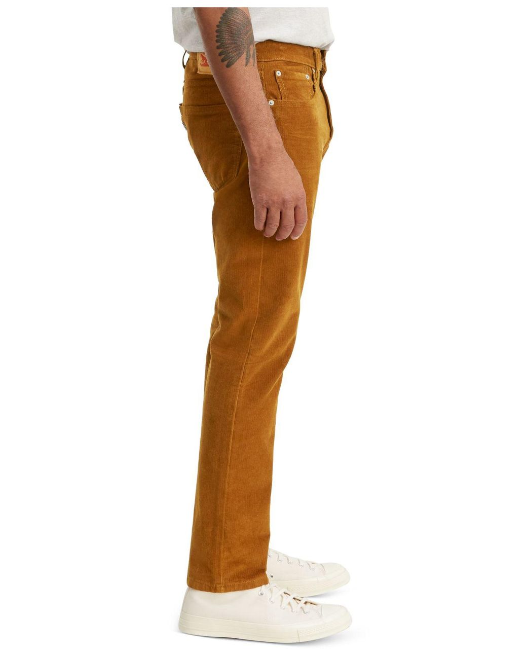 Levi's 502 Taper Corduroy Pants in Brown for Men | Lyst