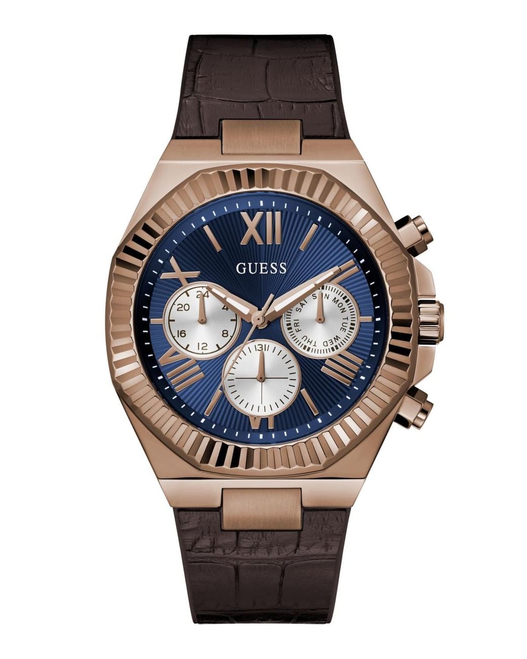 Guess Brown Multi-function Watch for men