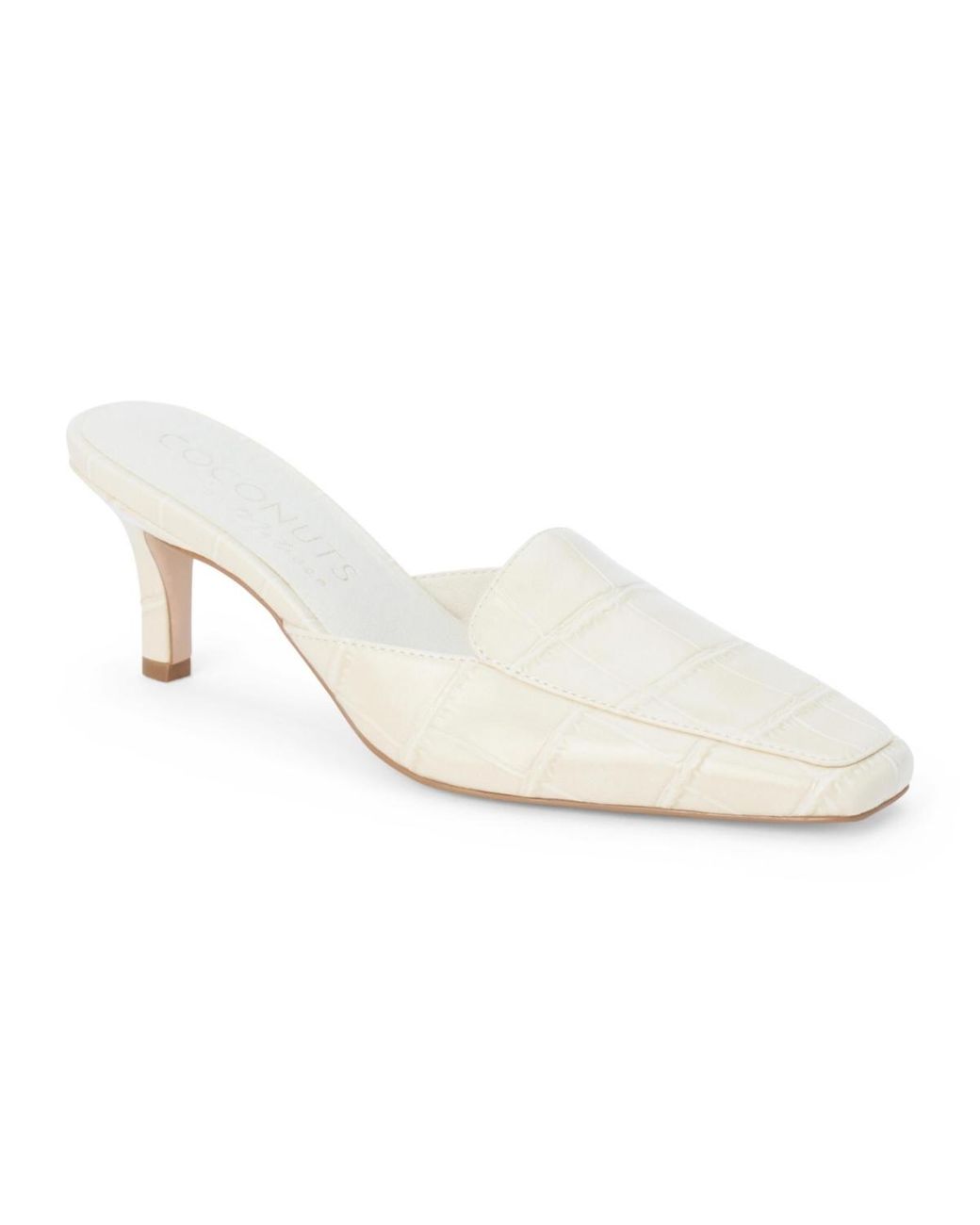 Matisse White Davey Mule