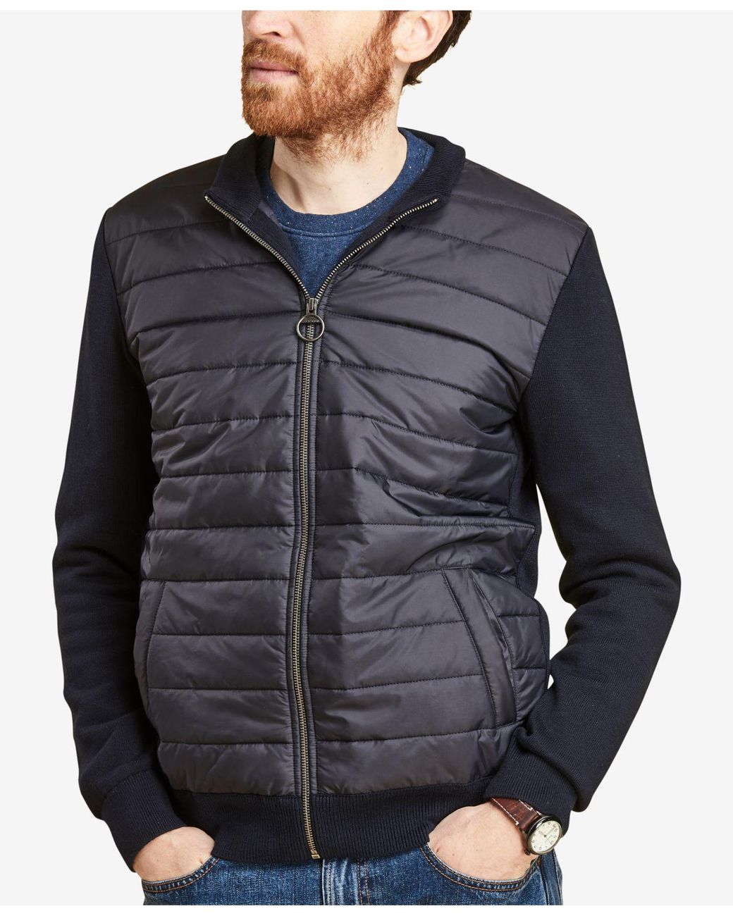 barbour carn baffle cardigan