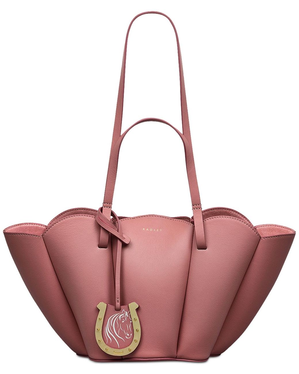 RADLEY Radley Toile 小型オープントップグラブ Radley London Abbotsford open top leather grab bag leather