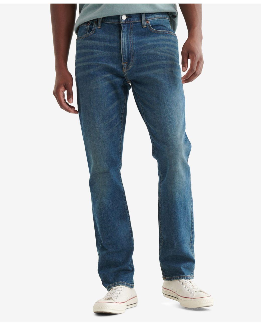 athletic slim jeans