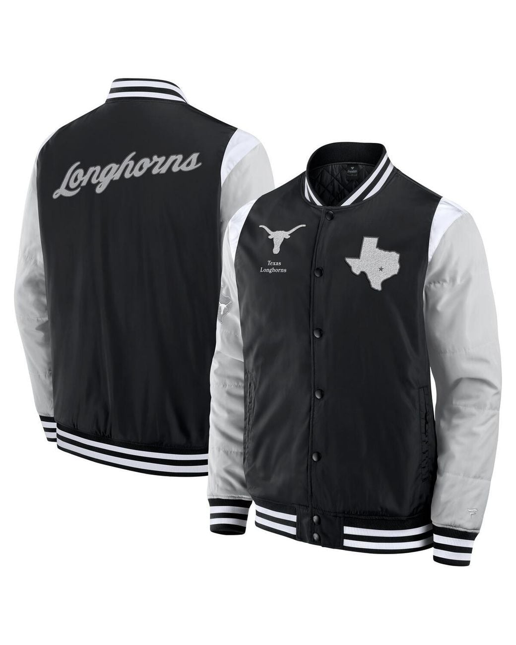Fanatics Black Texas Longhorns Elementsâ Elite Full-snap Jacket for men