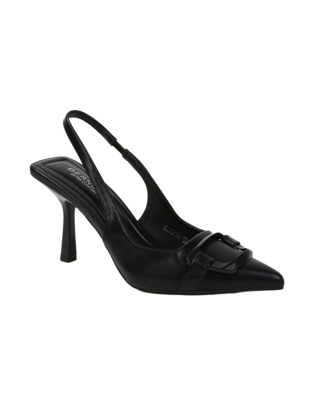 BERNESS White Cindy Slingback Pumps