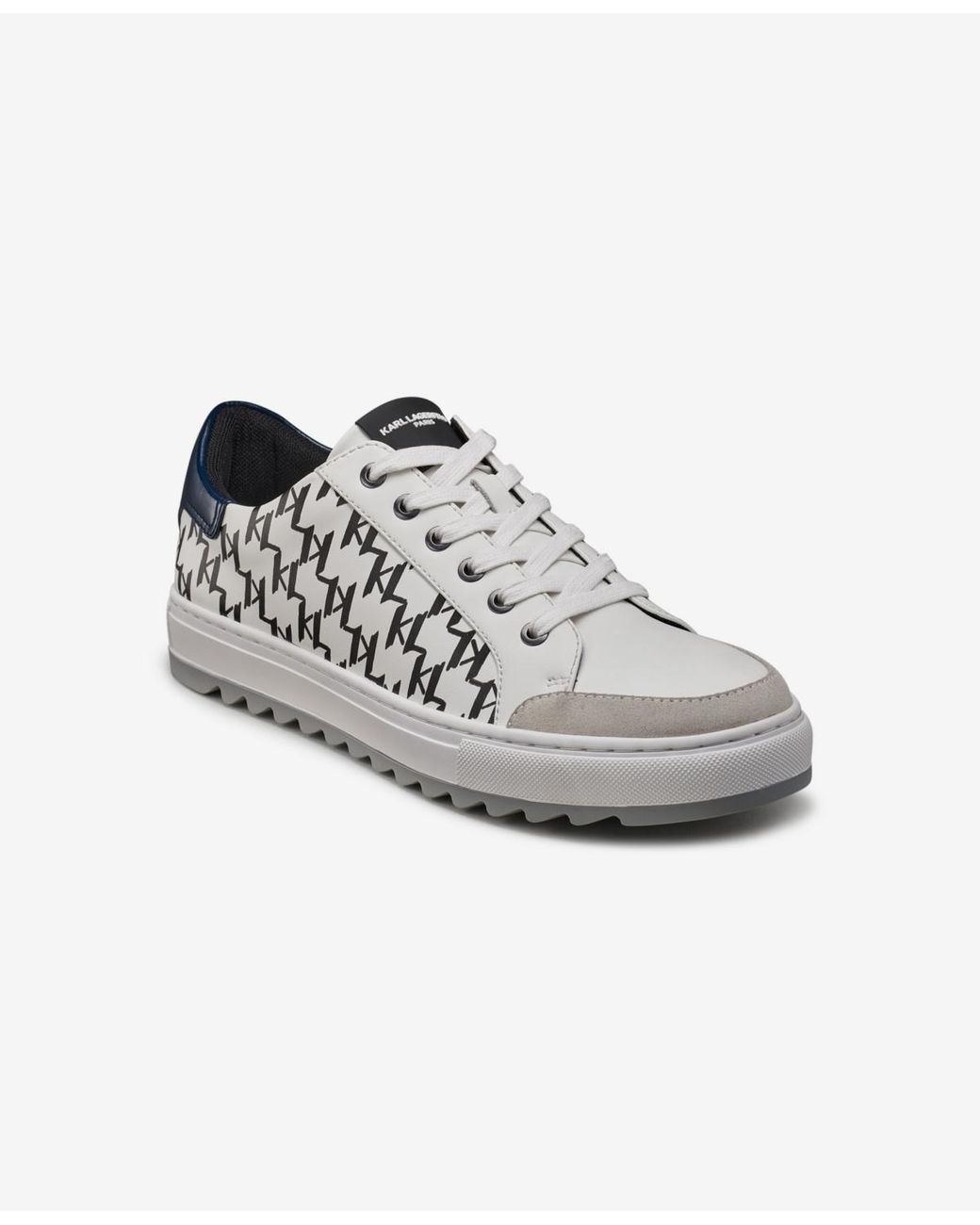 Karl Lagerfeld Side Kl Logo Sneaker in White for Men | Lyst