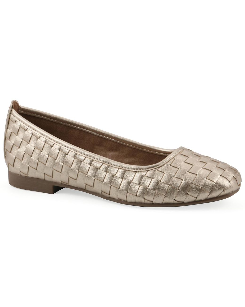 White Mountain Gray Boccie Ballet Flat