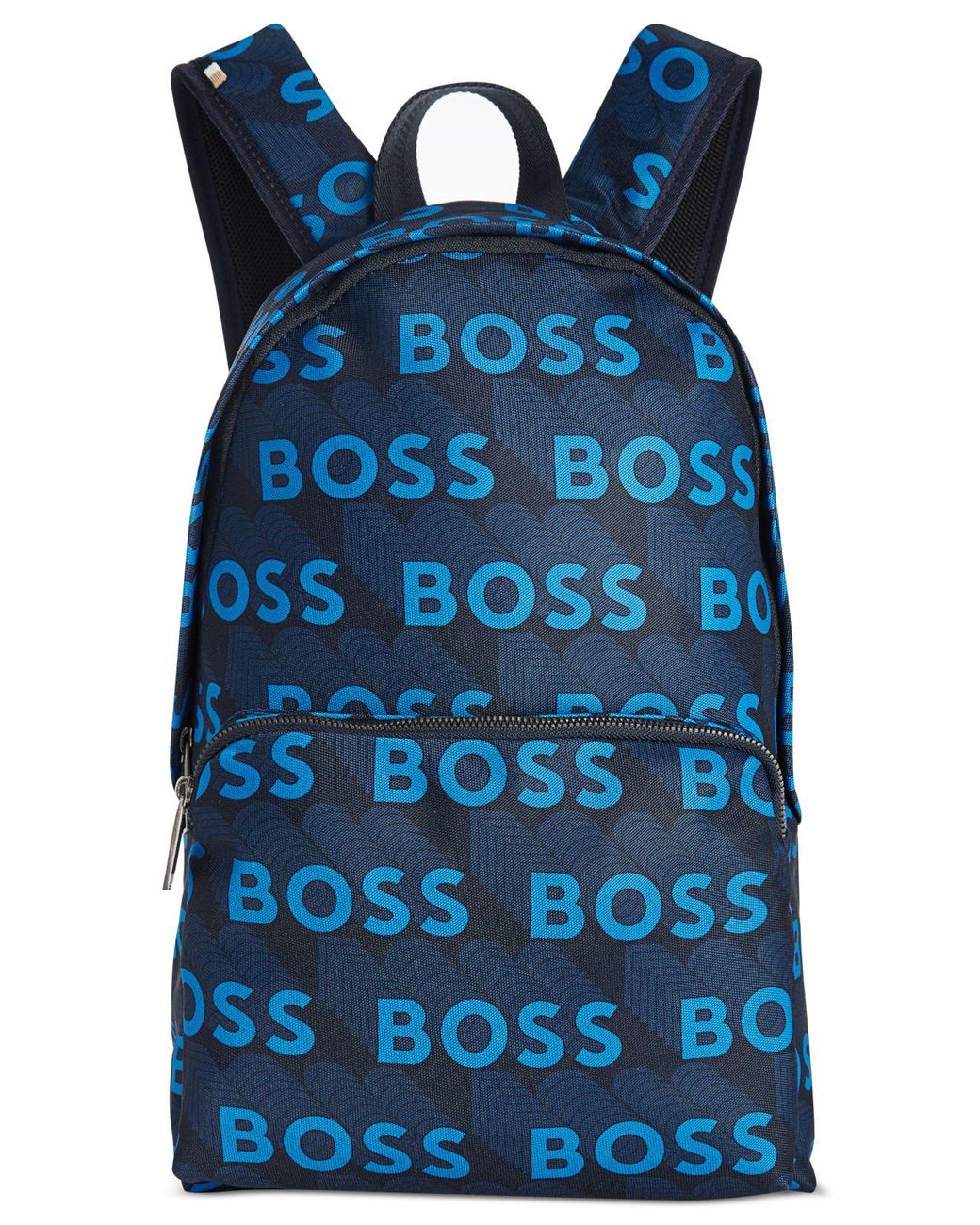 BOSS by HUGO BOSS Repeating Logo Backpack in Blue for Men | Lyst