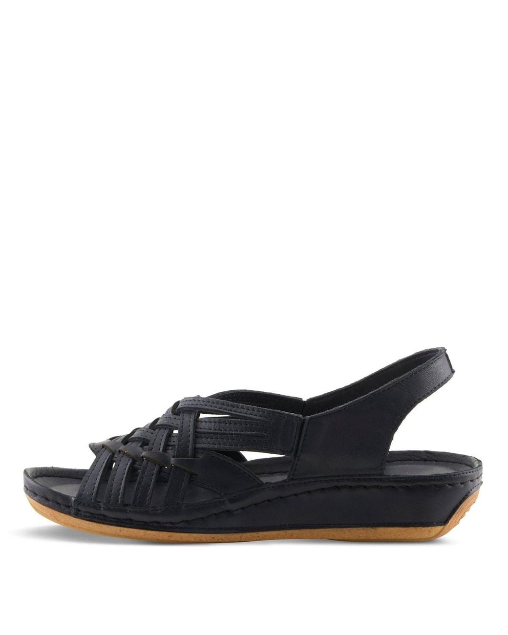 Spring Step Blue Choi Wedge Sandal