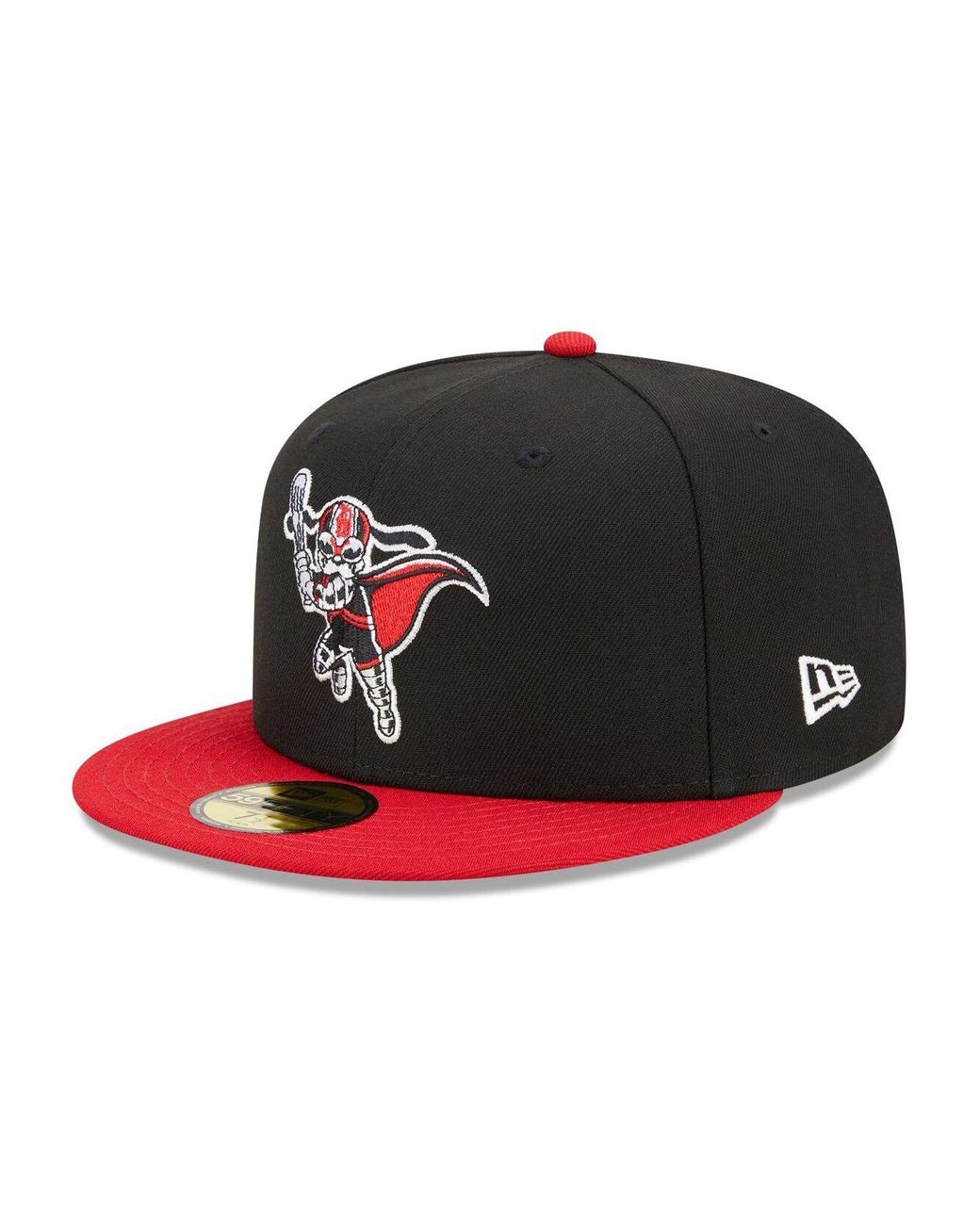 New Era Hillsboro Hops Black and Red Edition 59Fifty Fitted Cap