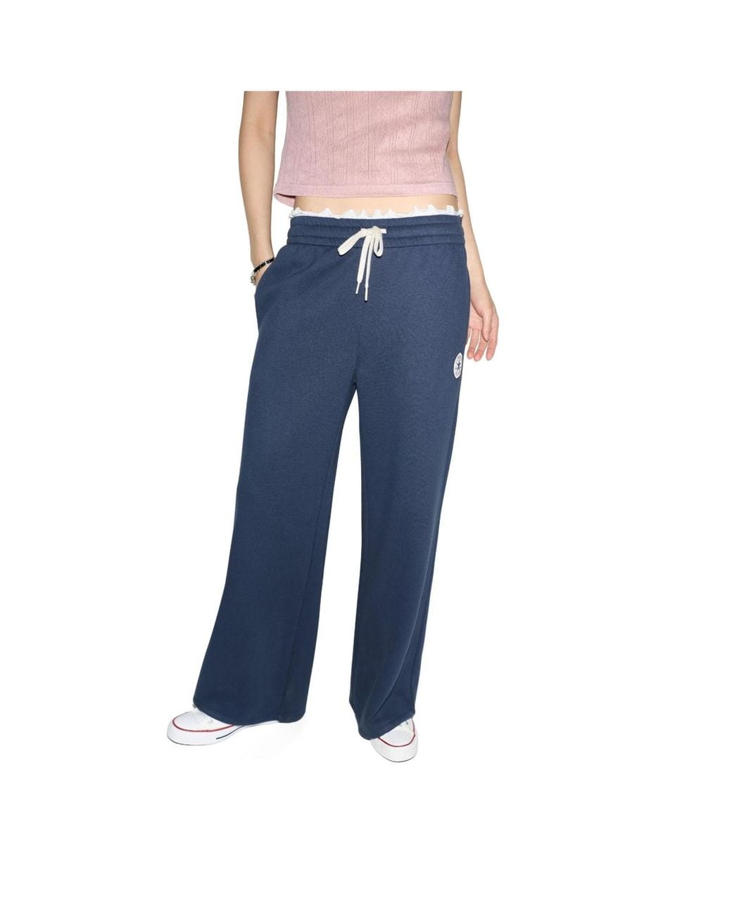 Converse Blue Rolled Pant