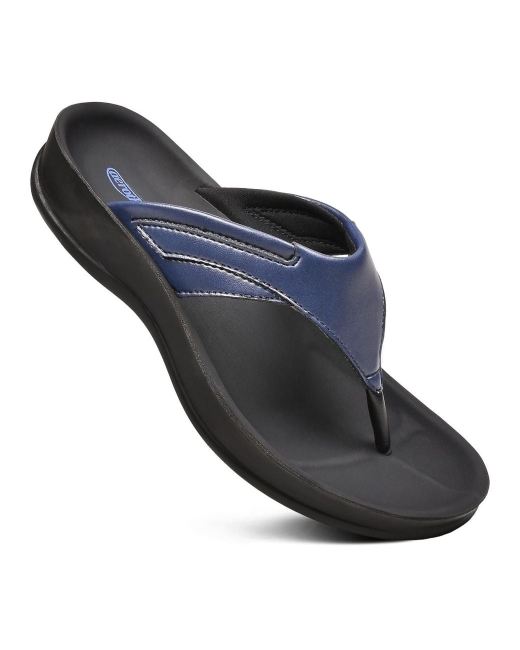 AEROTHOTIC Black Algiz Comfortable Sandal