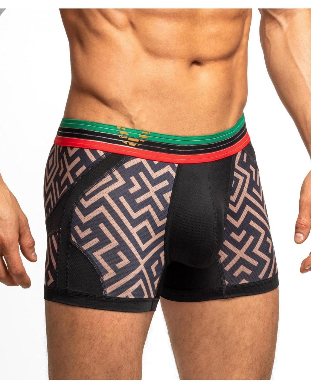 Rounderbum Blue Soccer Edition Anatomic Trunk for men