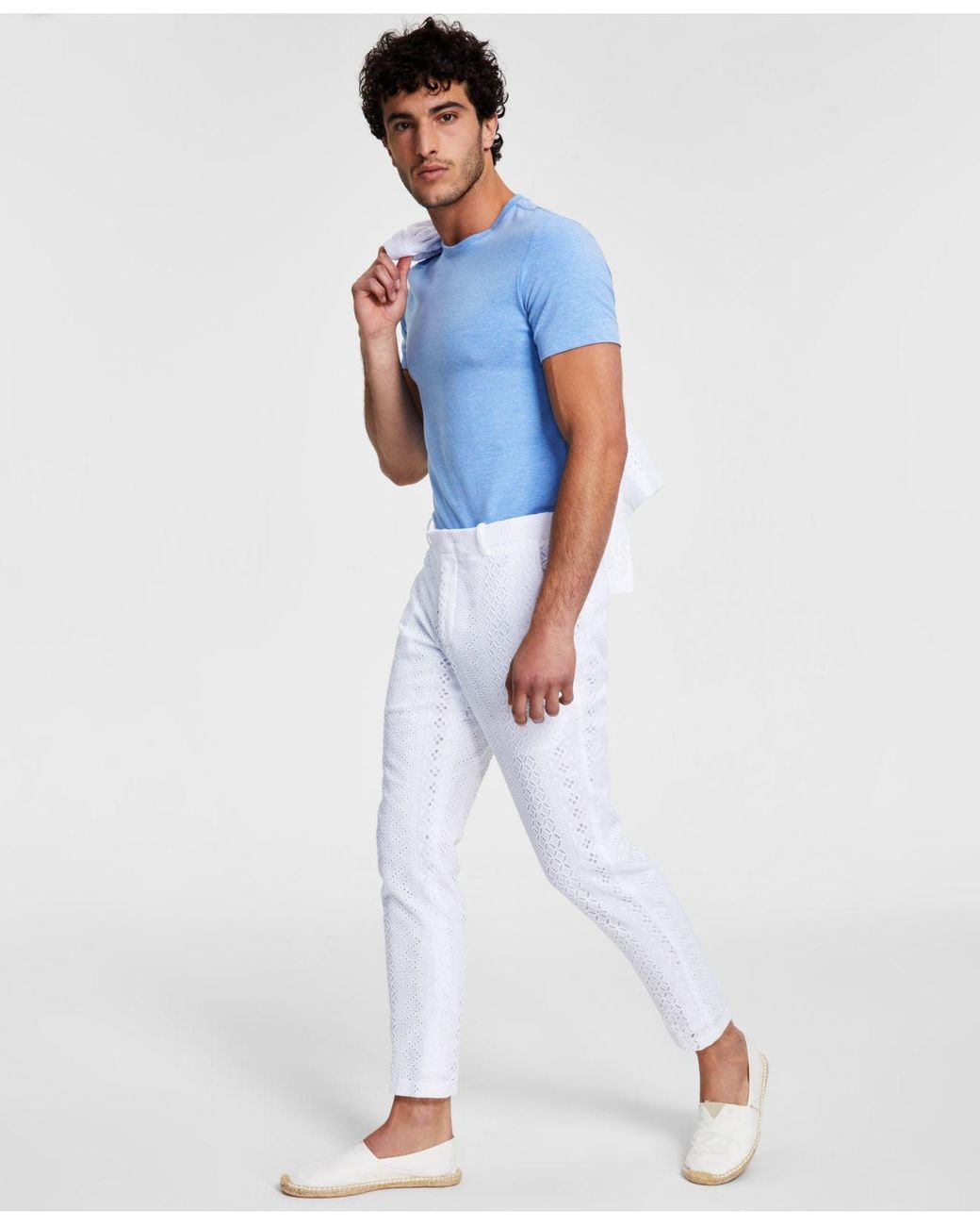 Macys mens linen clearance pants