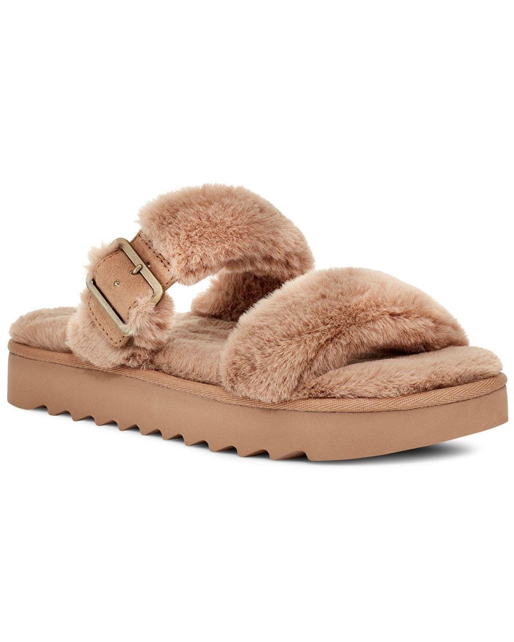 UGG Furr-ah Slipper Sandals - Lyst