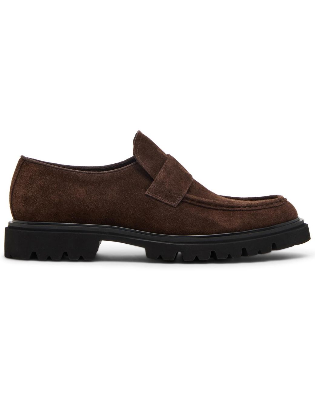 Steve Madden Brown Riker Round Toe Loafers for men