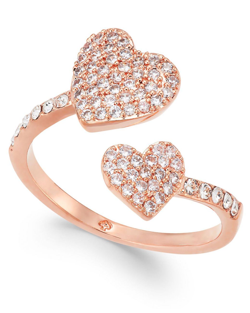 Kate Spade Rose Gold-tone Pavé Heart 