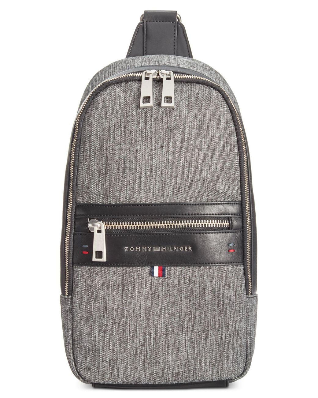 Tommy Hilfiger Leo Sling Backpack in Gray for Men | Lyst