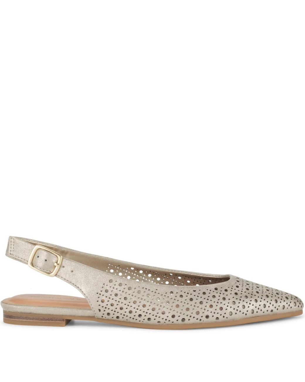 BareTraps Natural Riva Slingback Flats