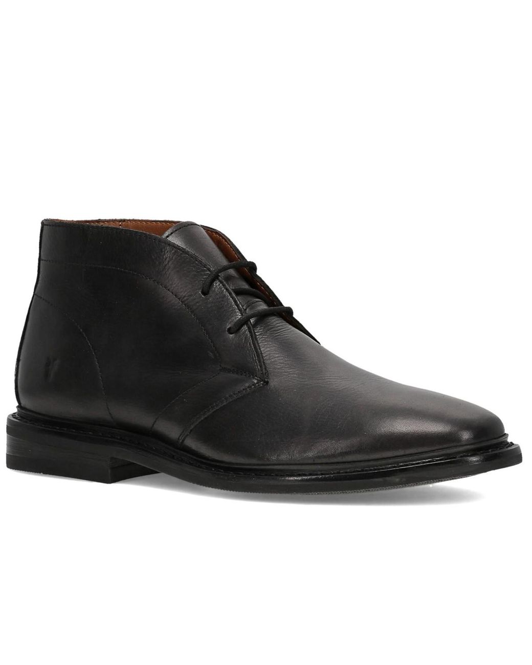 Frye Black Paul Chukka Round-toe Boots for men