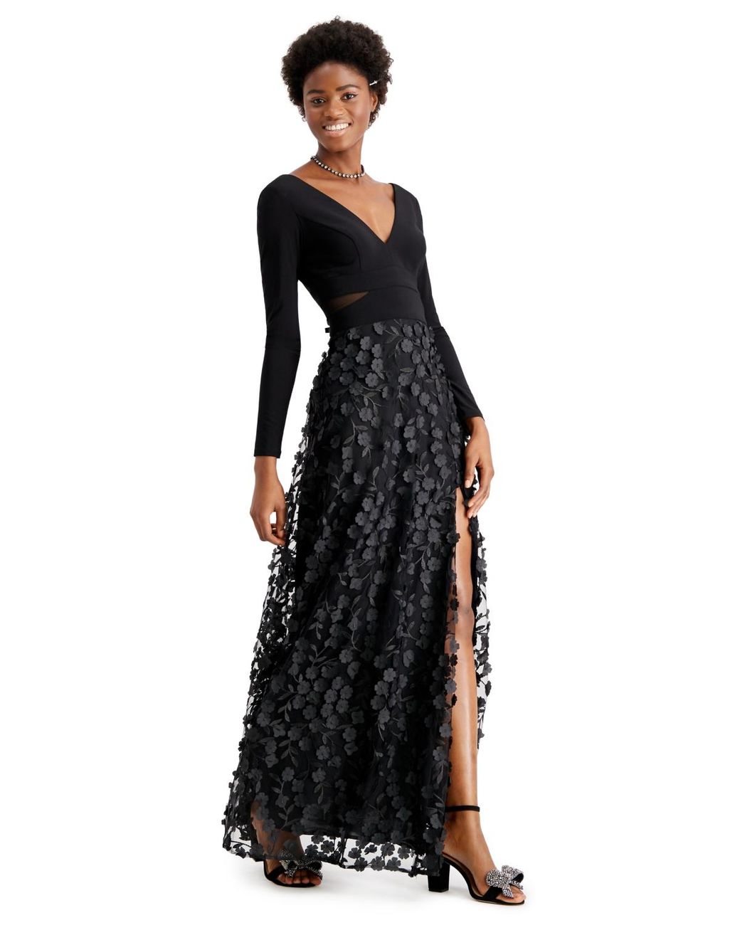 Black hotsell xscape dress