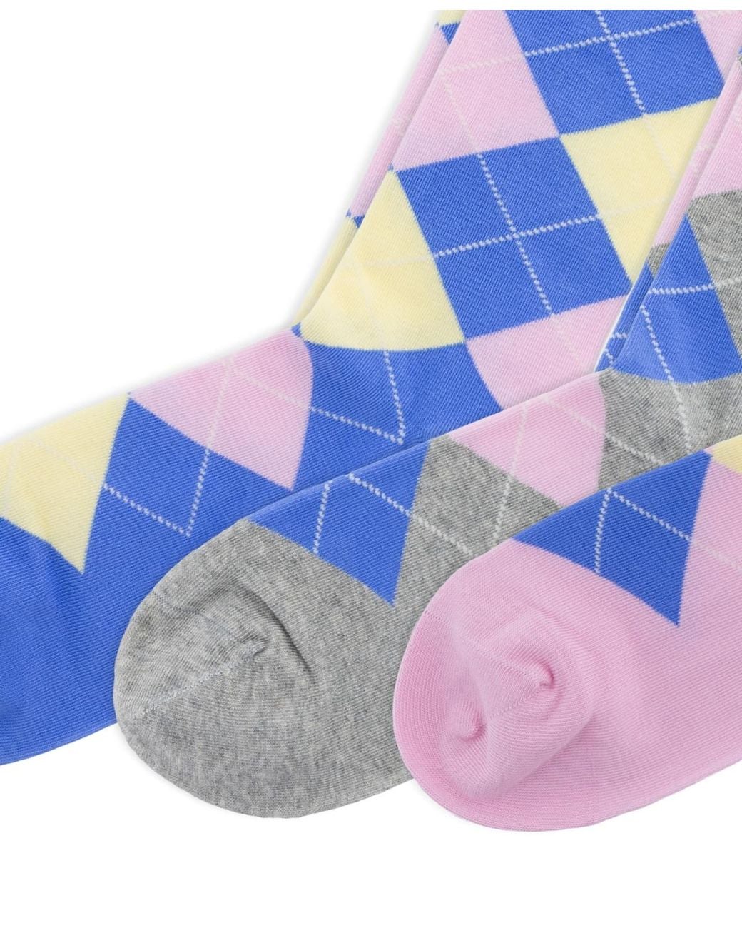 Polo Ralph Lauren Blue 3-pack Argyle Dress Socks for men