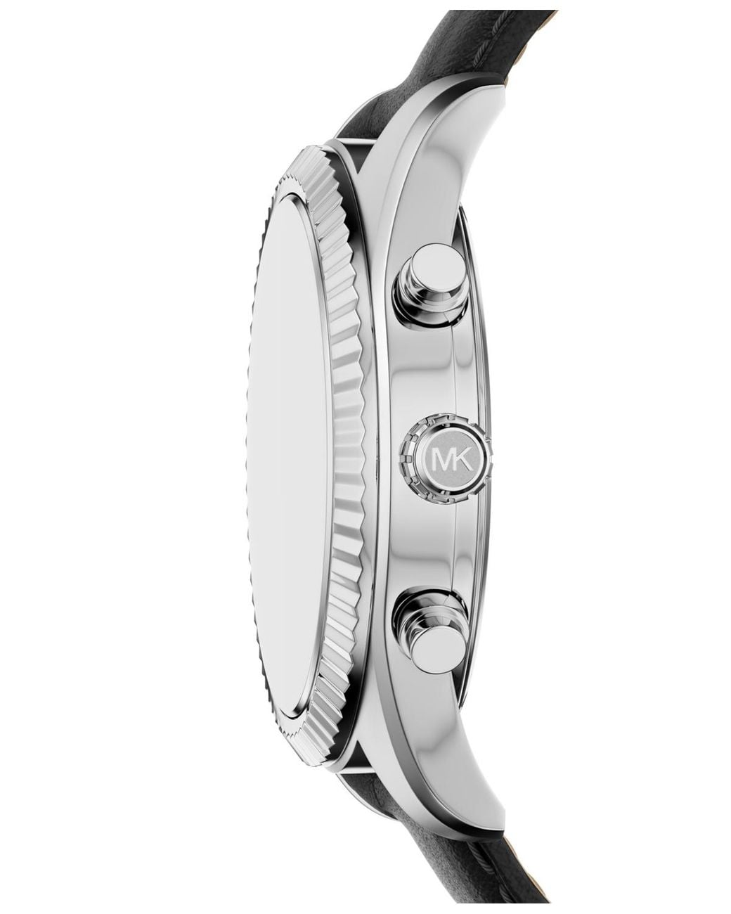 Michael Kors Gray Lexington Chronograph Leather Watch for men