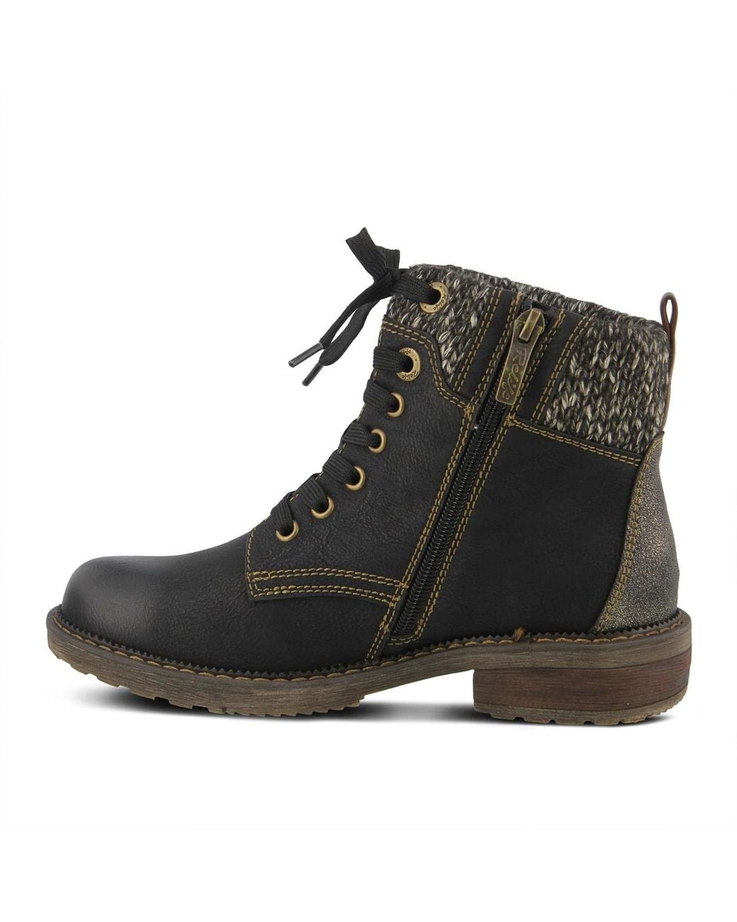 Spring Step Black Khazera Water-resistant Bootie