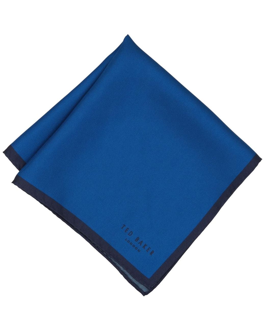 Ted Baker Blue Ted Baker Solid Pocket Square for men