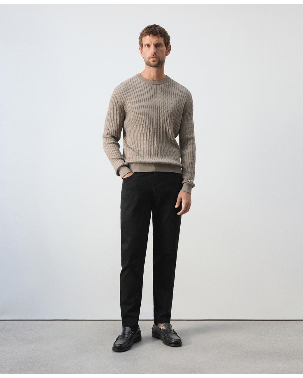 Mango Blue Patrick Slim-fit Stretch Jeans for men