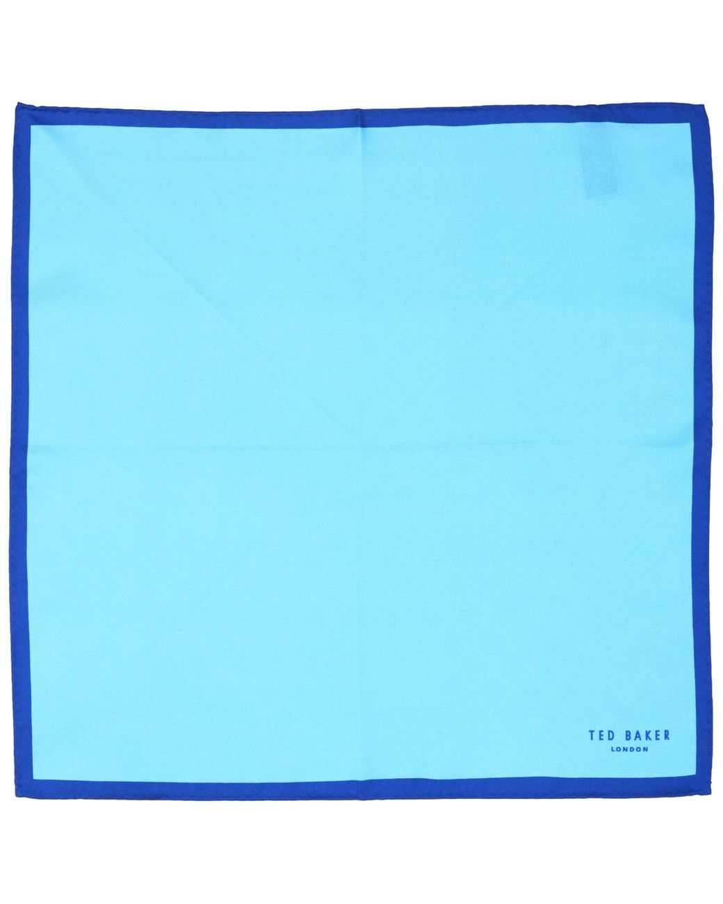 Ted Baker Blue Ted Baker Solid Pocket Square for men