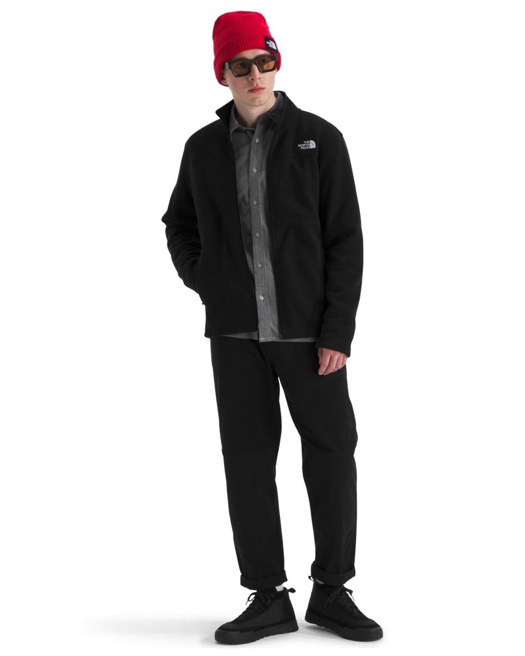 The North Face Black Gordon Lyons Full Zip Jacket for men