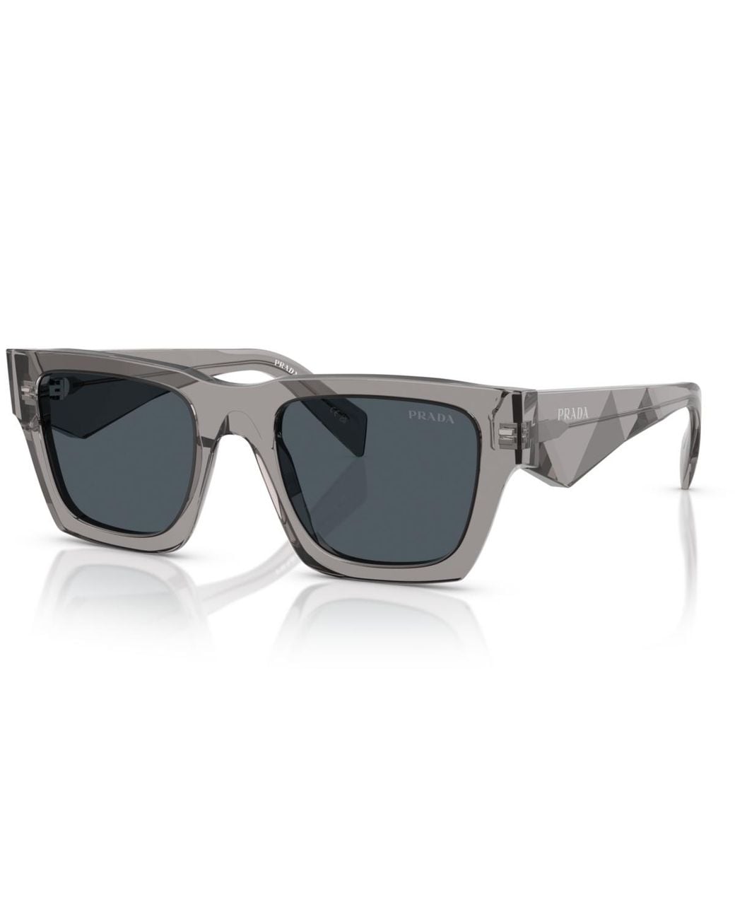 Prada Gray Large Sunglasses for men